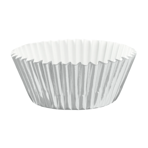 Ezüst muffinpapírok 100 db | Muffinsütő formák Ezüst muffinpapírok 100 db | Muffinsütő formák